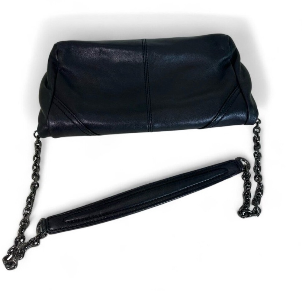 Authentic MCM Women's Black Leather Shoulder Bag - Like New - Picture 9 of 14
